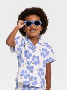 Grayson Mini Hibiscus Button Down Top